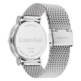 Calvin Klein Black Dial Silver Milanese Strap Men Watch 25200260