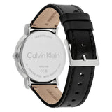 Calvin Klein Black Dial Leather Strap Men Watch 25200262