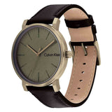 Calvin Klein Analog Black Leather Strap Men Watch 25200263