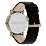 Calvin Klein Analog Black Leather Strap Men Watch 25200263