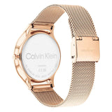 Calvin Klein Rose Gold Milanese Strap Women Watch 25200268
