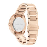 Calvin Klein Rose Gold Stainless Steel Strap Women Watch 25200277