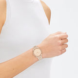 Calvin Klein Rose Gold Stainless Steel Strap Women Watch 25200277