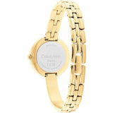 Calvin Klein Elegance Gold Dial Stainless Steel Strap Women Watch 25200279