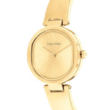 Calvin Klein Gold Dial Stainless Steel Strap Women Watch 25200309