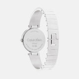 Calvin Klein Gold Dial Silver Stainless Steel Strap Women Watch 25200311