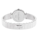 Calvin Klein Gold Dial Silver Stainless Steel Strap Women Watch 25200311
