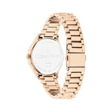 Calvin Klein White Dial Rose Gold Stainless Steel Strap Unisex Watch 25200313