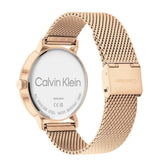 Calvin Klein Blue Dial Rose Gold Milanese Strap Men Watch 25200314