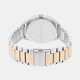 Calvin Klein White Dial Two-Tone Stainless Steel Strap Women Watch 25200317