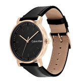 Calvin Klein Black Dial Leather Strap Men Watch 25200318
