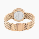 Calvin Klein Silver Dial Rose Gold Stainless Steel Strap Women Watch 25200322
