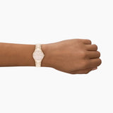 Calvin Klein Rose Gold Dial Stainless Steel Strap Women Watch 25200334