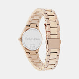 Calvin Klein Rose Gold Dial Stainless Steel Strap Women Watch 25200334
