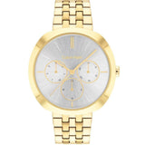Calvin Klein Chronograph Gold Stainless Steel Strap Women Watch 25200336