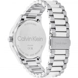 Calvin Klein Silver Dial Stainless Steel Strap Unisex Watch 25200342