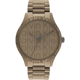 Calvin Klein Iconic Bronze Stainless Steel Strap Unisex Watch 25200343