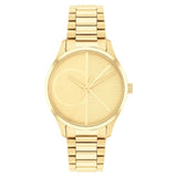 Calvin Klein Gold Dial Stainless Steel Strap Women Watch 25200346