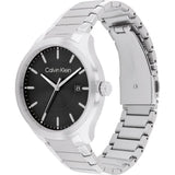 Calvin Klein Black Dial Silver Stainless Steel Strap Men Watch 25200348