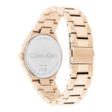 Calvin Klein Rose Gold Dial Stainless Steel Strap Women Watch 25200368