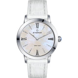 Eterna Eternity White Leather Strap Women Watch 2720.41.62.1385