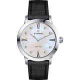 Eterna Eternity Black Leather Strap Women Watch 2720.41.66.1386