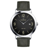 Eterna Eternity Black Leather Strap Unisex Watch 2730.41.48.1397