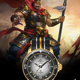 [USE CODE KINGDOM Enjoy $200 OFF] ROSDN Three Kingdoms Five Tiger Generals Series Automatic Mechanical Men's Watch G2753 | Limited Edition 500 Pieces