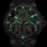 [USE CODE NEZHA Enjoy $300 OFF] ROSDN Nezha Series Automatic Mechanical Men's Watch 2766G | Free Detailed Nezha Collection Toy