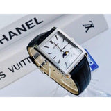 Casio General Silver Dial Blue Leather Strap Men Watch MTP-M105L-7AVDF-P