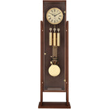 Mapple Leaf Regent Open-Frame 12-Rod Grandfather Clock – Walnut Brown Model 6601