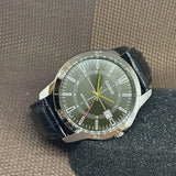 Casio General Black Dial and Leather Strap Men Watch MTP-V004L-1CVDF-P