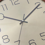 Mapple Leaf Camden Round Silent Wall Clock – Red Brown Model 3012#