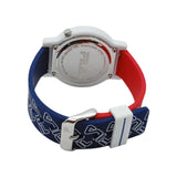 Fila Analog White Dial Multicolor Silicone Strap Unisex Watch 38-320-203