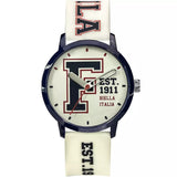 Fila Analog White Dial Silicone Strap Unisex Watch 38-326-201
