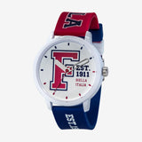 Fila Analog White Dial Multicolor Strap Unisex Watch 38-326-204