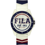 Fila Analog White Dial Silicone Strap Unisex Watch 38-331-003