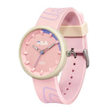 Fila MCMXI Pink Silicone Strap Women's Watch 38-344-003