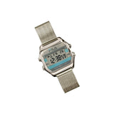 FILA DIGITAL SILVER MILANESE STRAP MEN'S WATCH 38-350-001