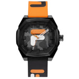 Fila Style Black Dial Resin Strap Men Watch 38-6105-003
