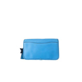 Imperfect Coach 38015 Turnlock Crossbody Glovetanned Leather - Azure Blue