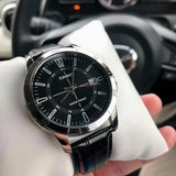 Casio General Black Dial and Leather Strap Men Watch MTP-V004L-1CVDF-P