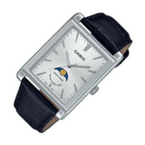 Casio General Silver Dial Blue Leather Strap Men Watch MTP-M105L-7AVDF-P