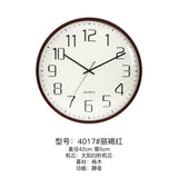 Mapple Leaf Bordeaux Classic Silent Wall Clock – Wine Red Model 4017#