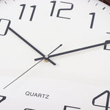 Mapple Leaf Bordeaux Classic Silent Wall Clock – Wine Red Model 4017#