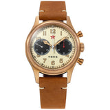 Red Star Bronze Heritage Watch - Bronze Mechanical Chronograph | 40 Bronze-C