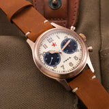 Red Star Bronze Heritage Watch - Bronze Mechanical Chronograph | 40 Bronze-C
