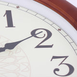 Mapple Leaf Verona Pine Silent Wall Clock – Apricot Model 4310#