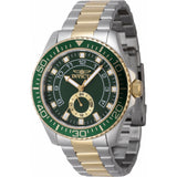 Invicta Pro Diver Green Dial Two-Tone Stainless Steel Strap Men's Watch 47129