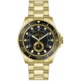 Invicta Pro Diver Black Dial Gold Stainless Steel Strap Men's Watch 47131